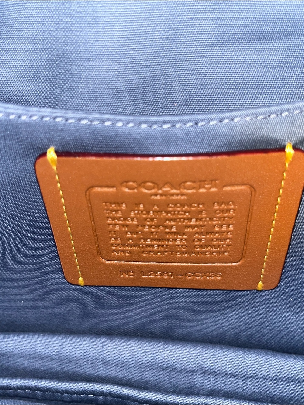 NEW! Coach Denim Tabby 26 - Picture 9 of 12